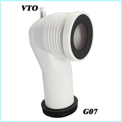 【OEM銷售廁所L型環保PP馬桶排污L型管G07】價格,廠家,圖片,其他水暖衛浴五金,清遠市域圖建材制品-